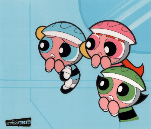 Original hand painted cels from The Powerpuff Girls. The episodes are:“Dental Hy-Jynx“ (