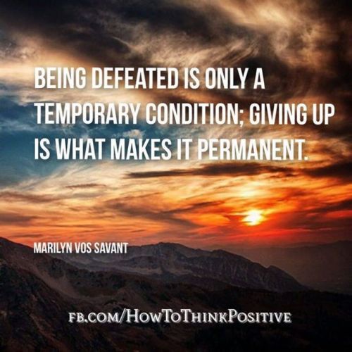 thinkpositive2:  Defeat is only a temporary porn pictures