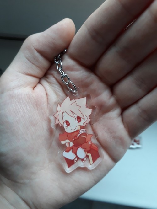 acnologias-ass:My first ever batch of acrylic keychains! They’re all about 5 cm tall (about 2 inches