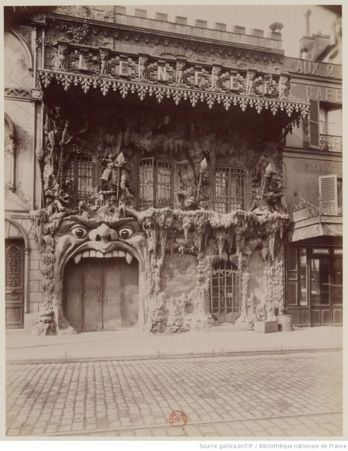 onceuponatown: The Heaven (Le Ciel) and Hell (l’Enfer) cabarets of Montmartre, Paris. 1880s. I