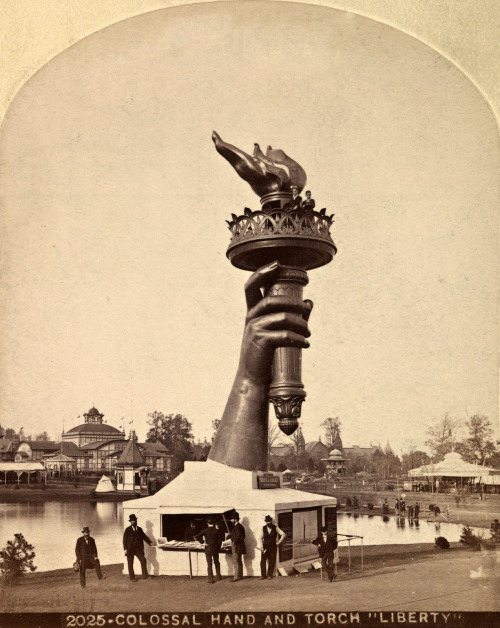 XXX Colossal hand and torch of the Statue of photo