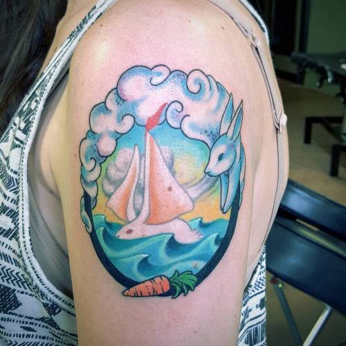 fuckyeahtattoos:  Angela Bailey - Studio XIII - Cocoa Beach, FL 