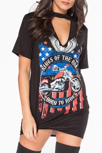 byetoyoua: Best-selling  Street Style Shirt Dresses ★   Skull Floral  –Violin  ★   Skull Graphic –Cartoon ★   Eagle Motorcycle –  Letter Lightning ★    Eagle Rose –  Letter Up To 47% Off ! Don’t Miss Them ! 