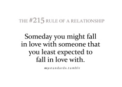 mystandards:  Love often comes unexpected..