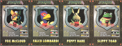 XXX Scans of the front and back of Star Fox 64 photo