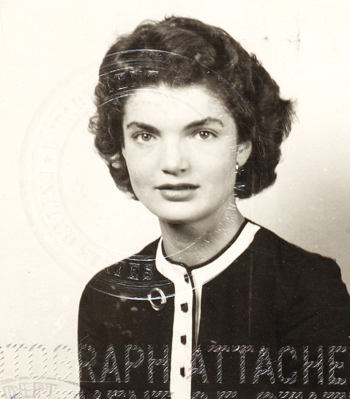 thekennedyclan: Passport photos (1951 ; 1953) 