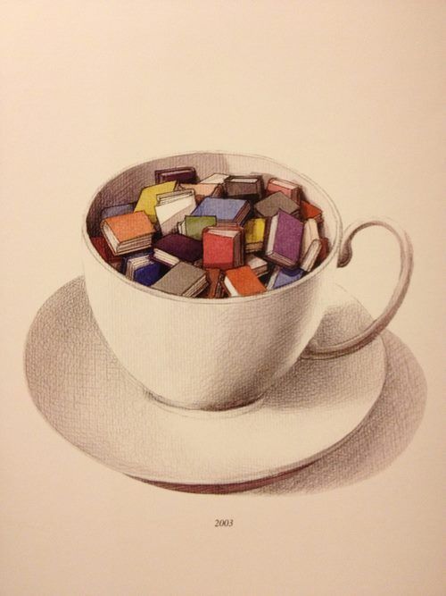 rosettabooks: Have you had your morning cup of books? 