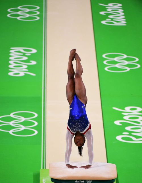 The fiercest photos of Simone Biles&rsquo; all-around performance