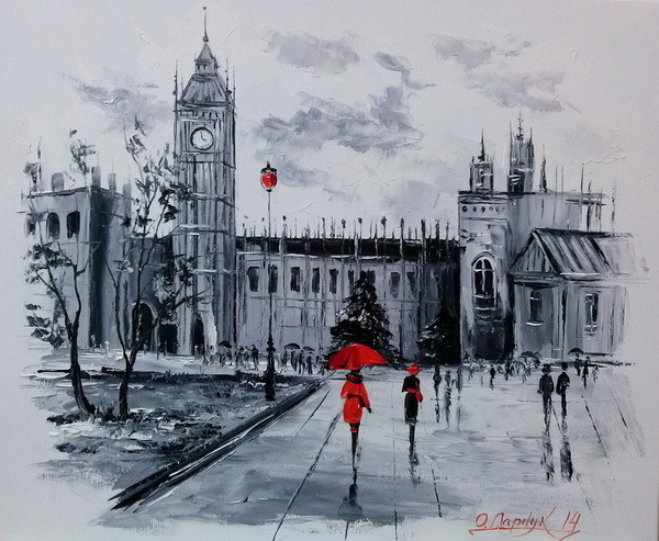 bestof-society6:    ART PRINTS BY OLHA DARCHUK    Paris   the romance of Venice 