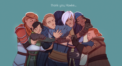 wepepe-draws:“Thank you, Hawke&quot; Hawke as for the players who play Dragon Age 2, 