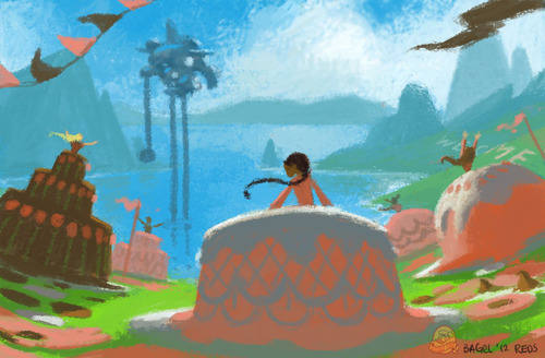 wannabeanimator:  Broken Age (2014) | visual development (x) 