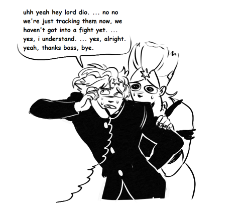 Au Where Stardust Crusaders Are Jotaro, Avdol And Joseph, But Kakpol Duo Are Typical Villians For Several