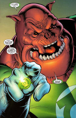 incognitomoustache:  Green Lantern Corps vol.2 #6 (2007)   Salaak basically said to the Princess Patooty bitch over here to DO AS SHE&rsquo;S TOLD! Ugh! Kilowog should&rsquo;ve just punched her lights out. I sure would&rsquo;ve.