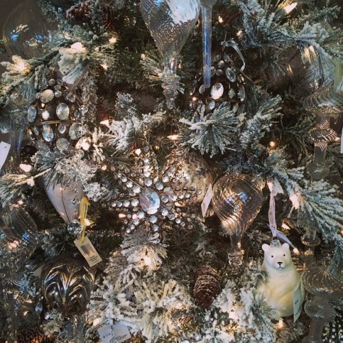 The Third #christmastree In The Showroom. All #sparkles And #glass! #holiday #sale #rva (at Cabin Creek