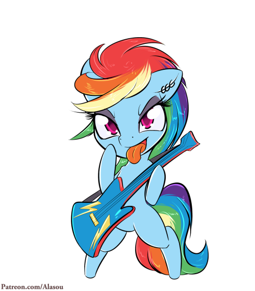 alasou:A dash of rock Yes, I could have gone for “Rainbow rock”. But no. drawn for patreon the 08-08-2016c: