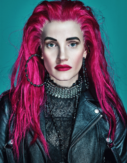 wmagazine:  Jessica Chastain Goes PunkPhoto