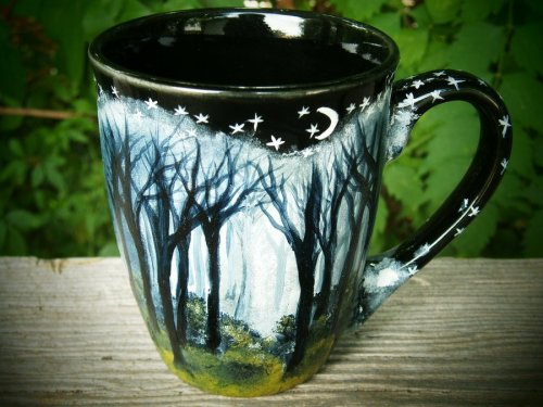 Porn lohrien:  Hand Painted Mugs by Susan Fields photos