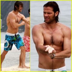 sexymale-celebs:  Dedicated to sam winchesters(jared padalecki’s)  sexy body and his hairy armpits and nipples it seems the world has been blessed with this sexy beast i just want to do him until he’s dripping sweat all over me and in my mouth.