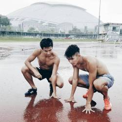 365daysofsexy:Singapore sprinters CALVIN