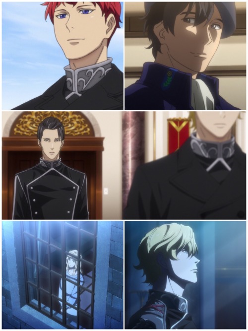 collage of Kircheis, Yang Wen-li, Oberstein, Annerose, and Reinhard