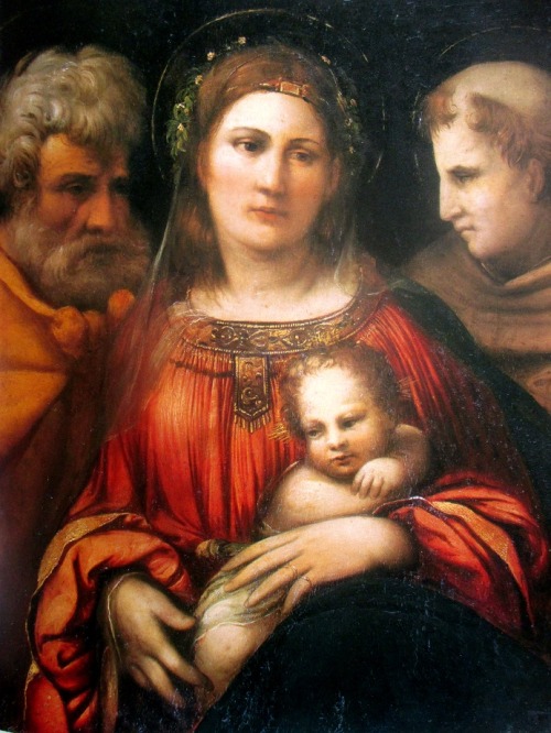 Dosso Dossi - Madone à l’enfant avec Joseph et Saint François - v.1513 - BerlinAnalyse : http://www.