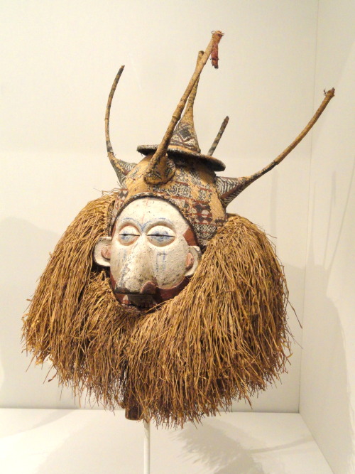 Mask belonging to the Tsekedi, Myondo, or Ndeemba people of Central Africa (present-day Democratic R