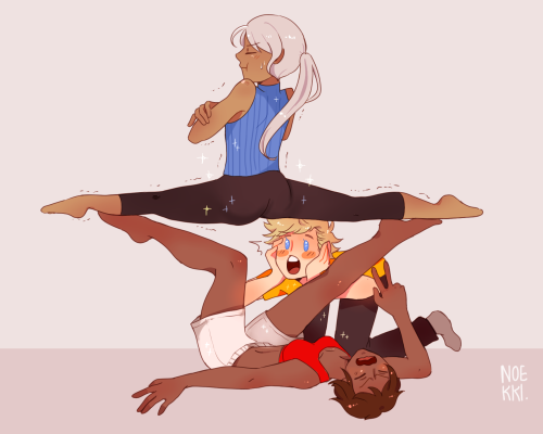 Team leaders trying to do yoga&hellip;I feel something is wrong&hellip;..Edit! Sorry I just found th