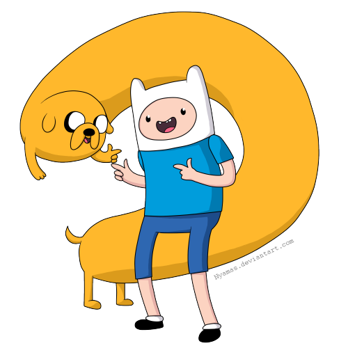 Finn and Jake speed drawing http://www.youtube.com/watch?feature=player_embedded&amp;v=Pv8xhY71vIE