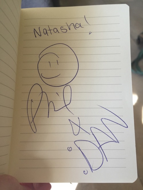 natashameerkat:I was in Barnes and Noble at The Grove in LA today, when I saw Dan and Phil coming up
