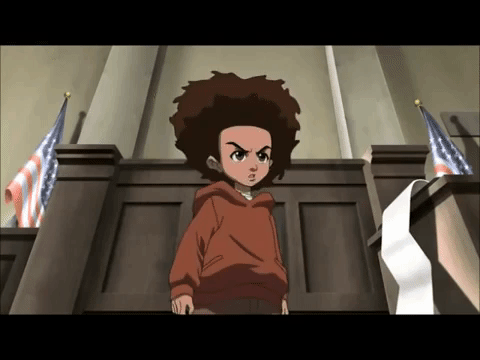 myself-jackson: The Boondocks - The Trial of R. Kelly (01X02) This was the best scene