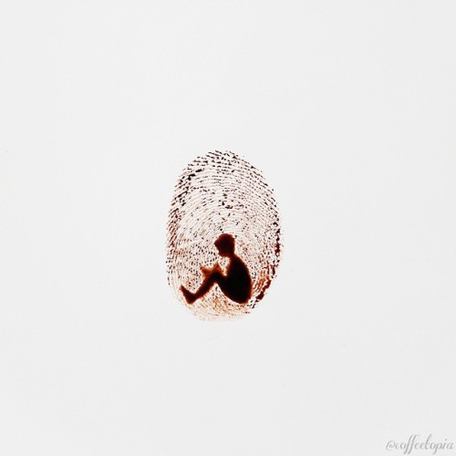 awesome-picz:    Coffee Leaf Paintings Created With Morning Coffee Leftovers by artist Ghidaq al-Niza 