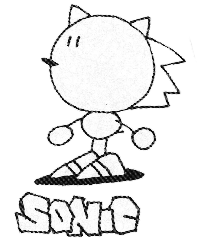 sonichedgeblog:    The sketchy renditions of Sonic, Tails and Knuckles from the Sonic