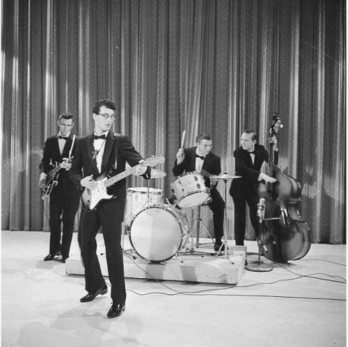 This is the first performance by Buddy Holly & the Crickets, on Ed Sullivan’s Talk of the 