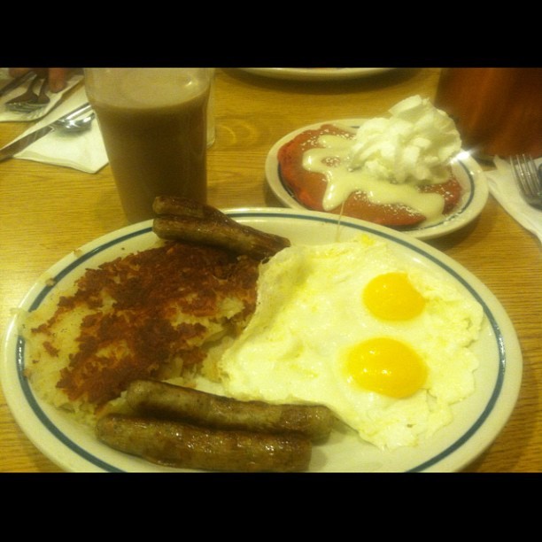 Well I guess I&rsquo;ll be at the gym working this off. #ihop #redvelvetpancakes