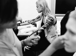 alittlepieceofuniverse:Futuristic, cyber and circuit tattoos IICheck out my another