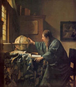 In 1940, Johannes Vermeer’s “The Astronomer” was seized from Edouard de Rothschild in Paris by the Nazi’s Reichsleiter Rosenberg Task force after the German invasion of France. A small swastika was stamped on the back in black ink, and the painting