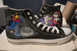 anorisonofsonmi:  Batman/Robin and Joker/HarleyQuinn shoes are complete! 