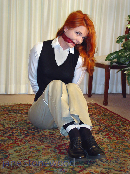 Girls tied, gagged and teased