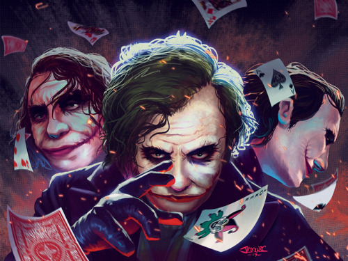 Heath Ledger Joker Commission for Nico David!Gonna print this bad boy in 40x30 ft of canvass so i pr