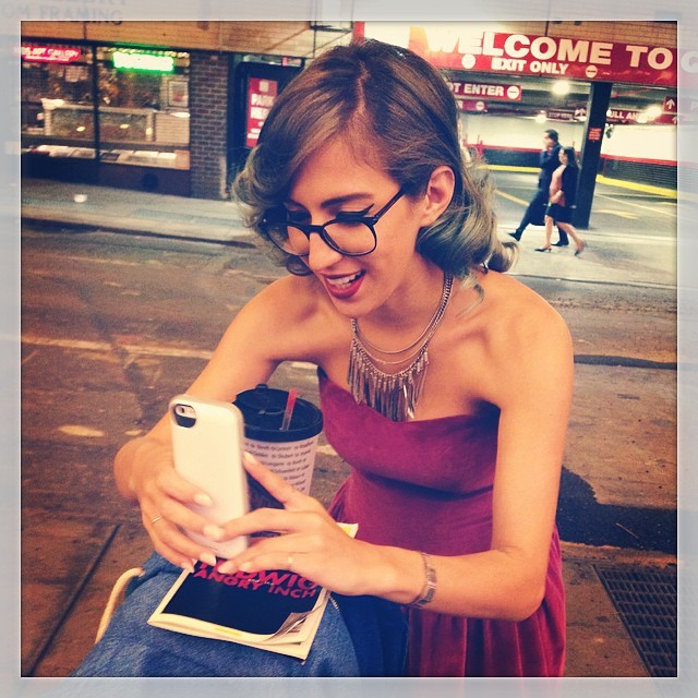 This is a photo @kevper took of me setting up my autotimer and then asked strangers
