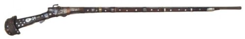 A rare matchlock musket originating from Oman, mid 19th century.