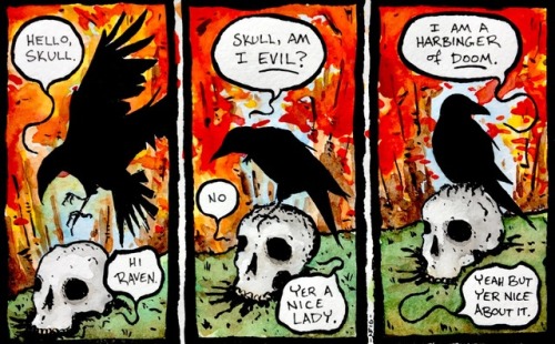 thefingerfuckingfemalefury: farlee-wander: Raven worries sometimes.  To read more comics like t