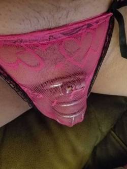 #sissy cumdumpster peaches here and im loving my tiny clitty locked and in slutty pink panties Please share or humiliate me at will