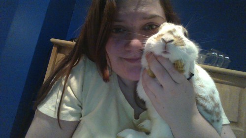 heldinhishands:  a very important photoset of my bunny