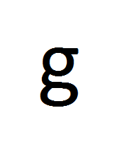 superlockthetardis:  can we talk about the way the letter g is written on computer fonts  if i ever try to write that on paper it looks so weird 