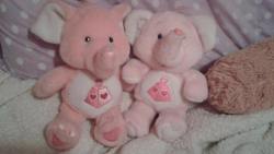 treatheartcottontales-blog:Cute Lotsa Heart elephant plushies from the 2000′s and 1980′s &lt;3 