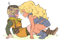 troffie:  lucca and ayla from chrono trigger…