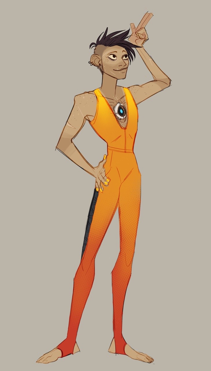 deadwooddross:  Tada! Redesigns stuff! Btw..Tracer still wears her harness and coat!
