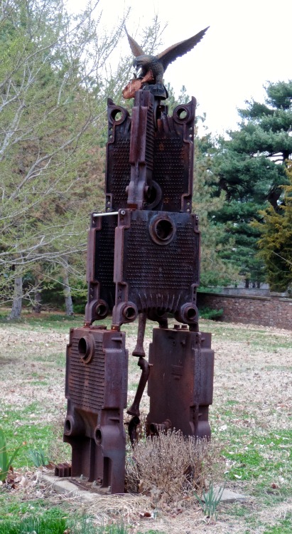 Radiator Sculpture, New Harmony, Indiana, 2014.