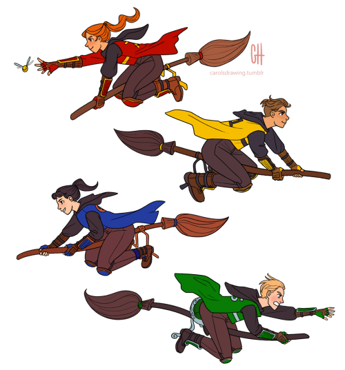 Hogwarts seekers (or alternatively: Harry’s crushes)